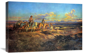 Charles M. Russell - Where Guns Were Their Passports