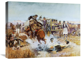 Charles M. Russell - Bronc to Breakfast