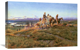Charles M. Russell - Men of the Open Range