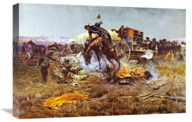 Charles M. Russell - Camp Cook's Troubles