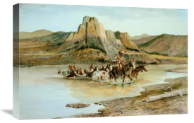 Charles M. Russell - Return of the Horse Thieves