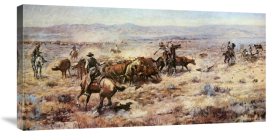 Charles M. Russell - The Round-Up