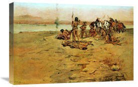 Charles M. Russell - The Signal Fire