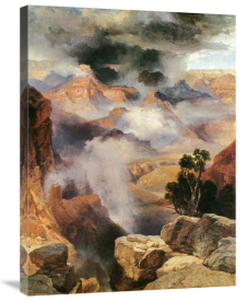 Thomas Moran - Mist in the Canyon