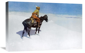 Frederic Remington - The Scout: Friends or Enemies?