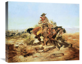 Charles M. Russell - Riding Line