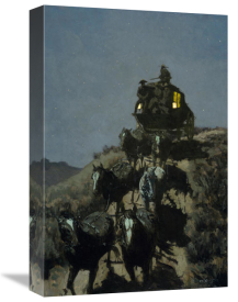 Frederic Remington - The Old Stage Coach Of The Plains