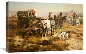 Charles M. Russell - A Doubtful Visitor
