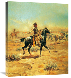 Charles M. Russell - Through the Alkali
