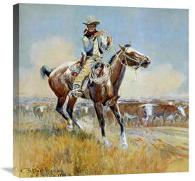 Charles M. Russell - Beef for the Fighters