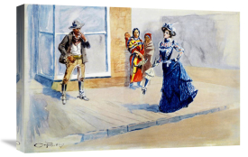 Charles M. Russell - When East Meets West