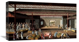 Chinese School - Various Stages In The Manufacture and Selling of Tea