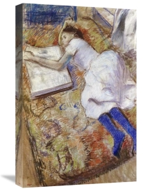 Edgar Degas - A Young Girl Stretched Out and Looking at An Album