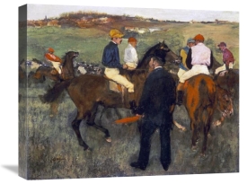 Edgar Degas - Racehorses (Leaving The Weighing)