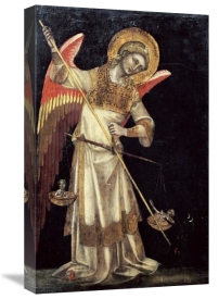 Guariento di Arpo - An Angel Protecting a Soul in the Balance from The Devil