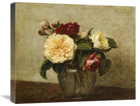 Henri Fantin-Latour - Red and Yellow Roses