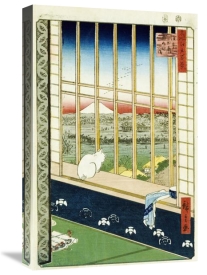 Hiroshige - Asakusa Rice Fields During The Festival of The Cock