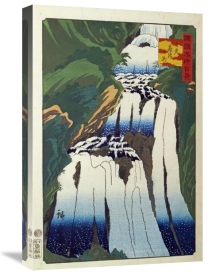 Hiroshige - The Mist Spraying Waterfall at Nikko