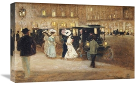 Amedee Julien Marcel-Clement - Getting Into The Car
