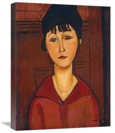 Amedeo Modigliani - Head of a Young Girl