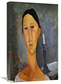 Amedeo Modigliani - Hanka Zborowska with a Candlestick