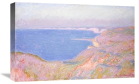 Claude Monet - On the Cliffs Near Dieppe, Sunset