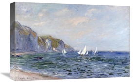 Claude Monet - Cliffs and Sailboats at Pourville