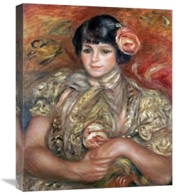 Pierre-Auguste Renoir - Girl With a Rose