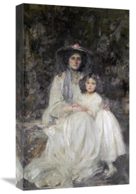 Sir James Jebusa Shannon - Lady Dickson-Poynder and Her Daughter Joan