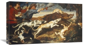 Frans Snyders - A Boar Hunt