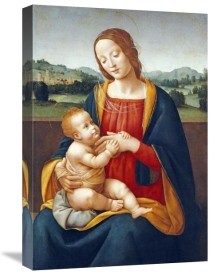 Giovanni Sogliani - Madonna and Child Before a Landscape