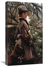 James Jacques Tissot - In The Greenhouse