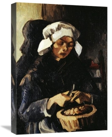 Vincent Van Gogh - A Farmer From Neunen, Peeling Potatoes