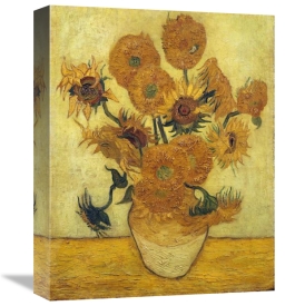 Vincent Van Gogh - Vase with Fifteen Sunflowers, 1889