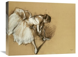 Edgar Degas - Dancer Adjusting Her Shoe