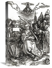 Albrecht Durer - The Holy Family With Five Angels