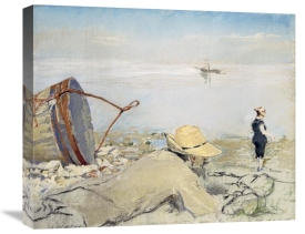 Eva Gonzales - On the Shingle, Honfleur