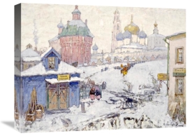 Konstantin Ivanovich Gorbatov - Townscape In Winter