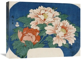 Hiroshige - Three Stems of Peonies