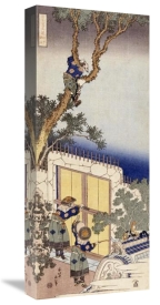 Hokusai - A Chinese Guard Unlocking The Gate of a Frontier Barrier
