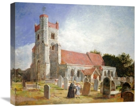 William Holman Hunt - The Old Church, Ewell