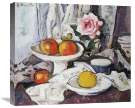 George Leslie Hunter - Apples In a White Fruitbowl