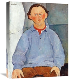 Amedeo Modigliani - Portrait of Sculptor Oscar Miestchanioff
