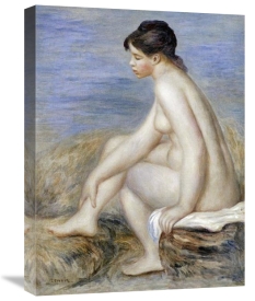 Pierre-Auguste Renoir - A Seated Bather