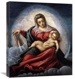 Jacopo Robusti - The Madonna and Child