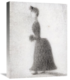 Georges Seurat - La Promeneuse Au Manchon