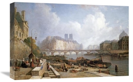 Colet Robert Stanley - A View of Ile De La Cite, Paris