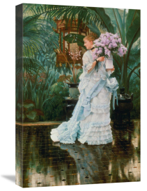 James Jacques Tissot - The Bunch of Lilacs