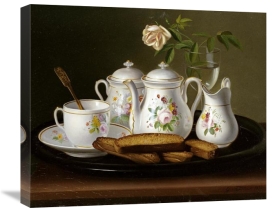 George Forster - Still Life of Porcelain and Biscuits