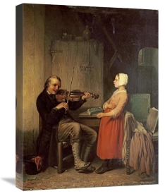 Napoleon Francois Ghesquiere - The Fiddler